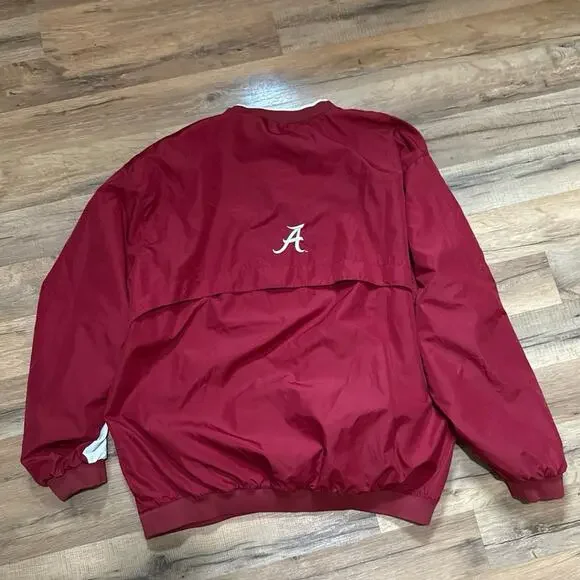 90s Nike Team Alabama Crimson Tide Clima Fit Windbreaker Pullover Jacket